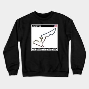 formula one circuit austin - formula one track - formula 1 track T-Shirt Crewneck Sweatshirt